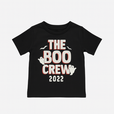 Black The Boo Crew Logo T-Shirt